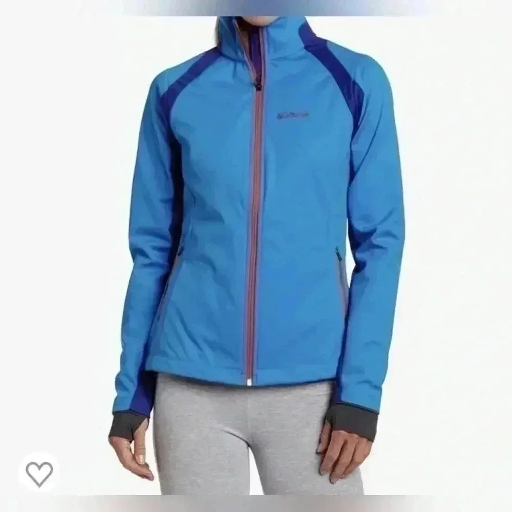 NWOT Columbia Women's Tectonic Softshell Jacket Color: Compass Blue Size Large